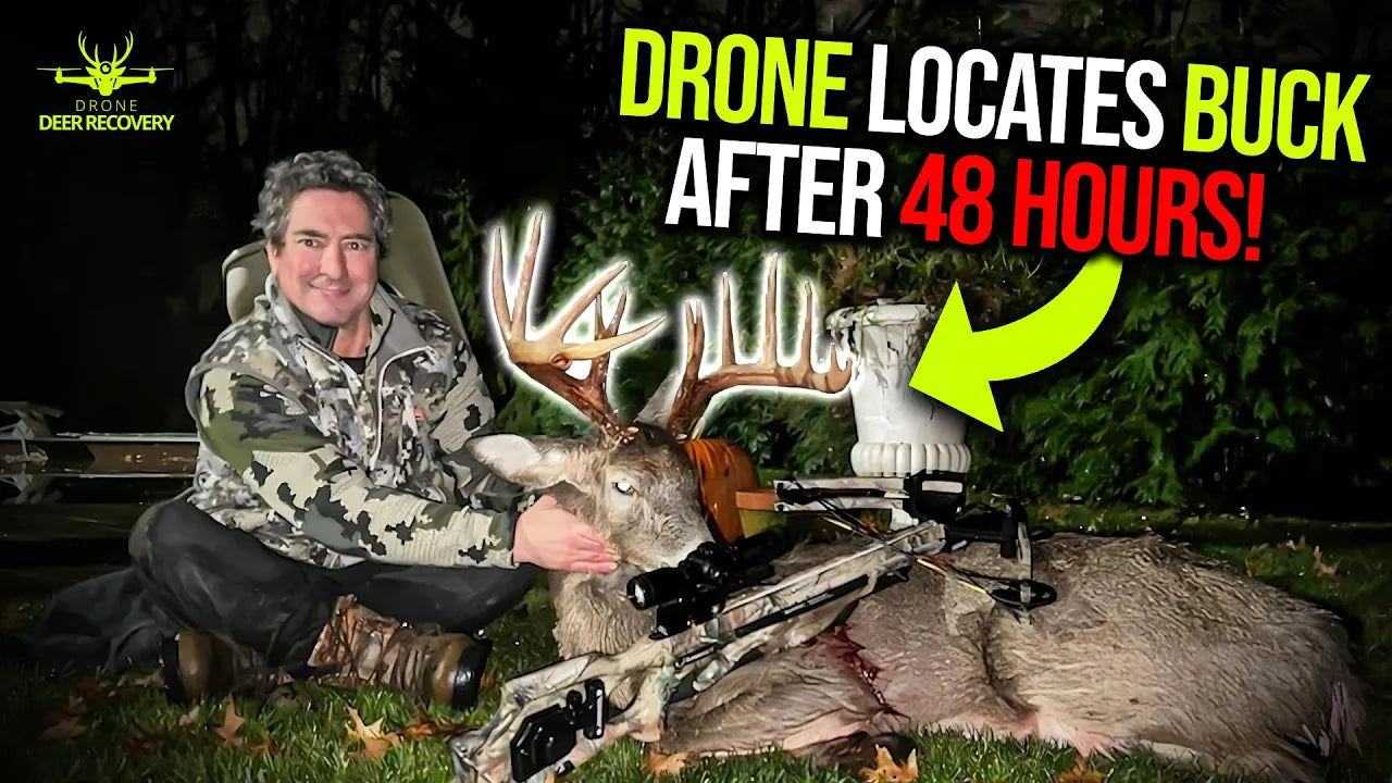 Buck Shot in Shoulder Alive When Drone Found It